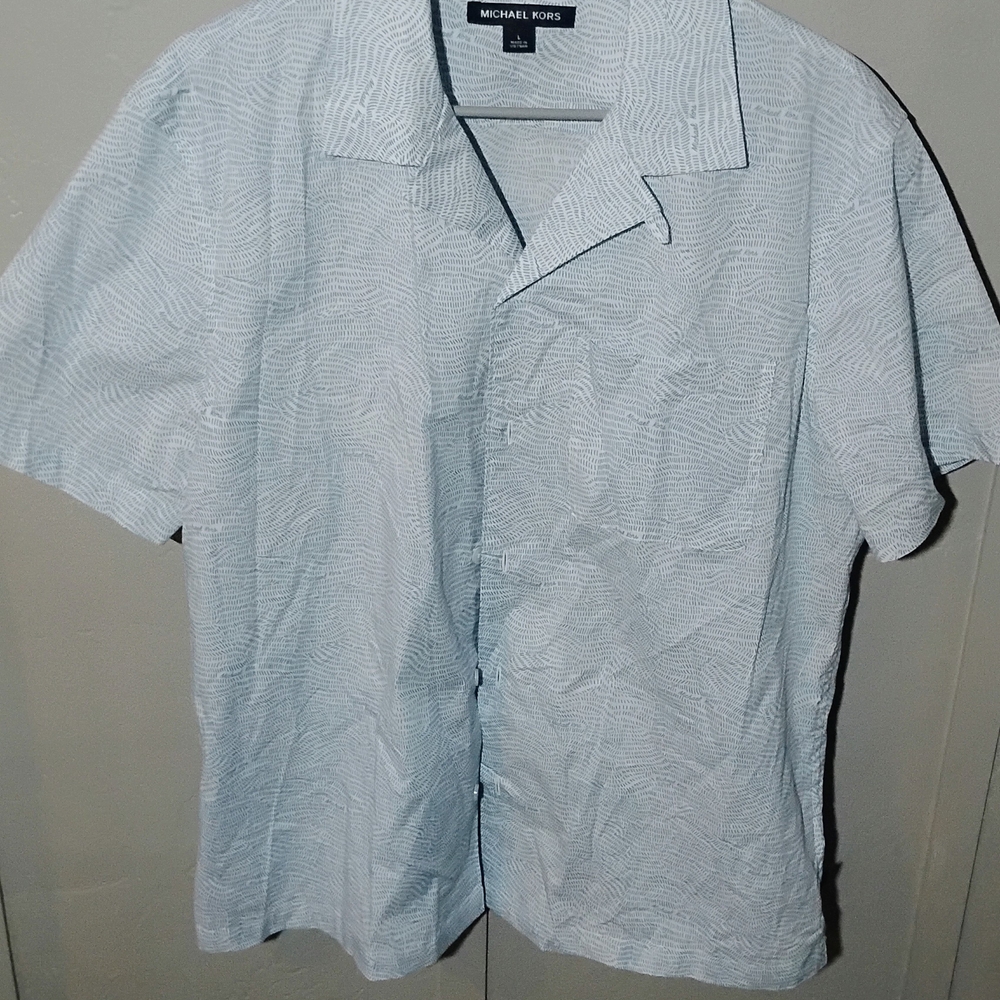 Michael Kors Men's Light Blue Shirt